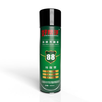 88 Aerosol Fabric Glue For Acrylic Laminate ISO9001/14001 Certificate