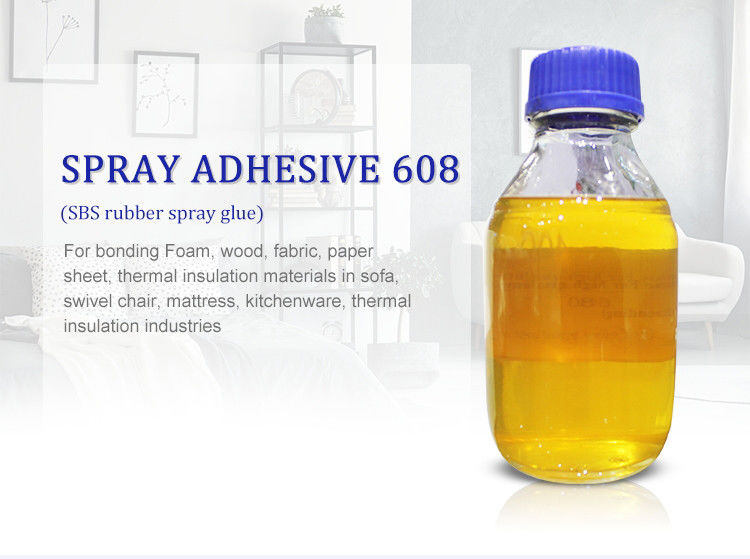 SBS Eco Friendly Spray Adhesive For Sofa And Sponge 12 Month Shelf life