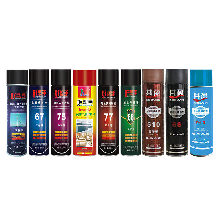 Super Strong Stickiness Anti-high Aerosol Super Strong Bonding Spray For Bonding Leather And Other Lightweight Materials