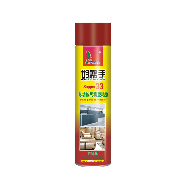 Super Strong Stickiness Anti-high Aerosol Super Strong Bonding Spray For Bonding Leather And Other Lightweight Materials