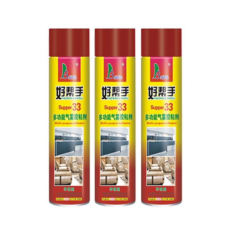 Strong Peeling Strength Spray Glue Adhesive Eco Friendly SBS For Sofa