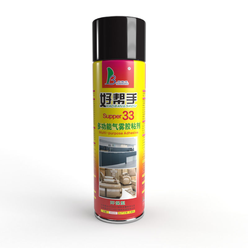 Eco Friendly Aerosol Spray Adhesive mixture MF 15-60 second Open time