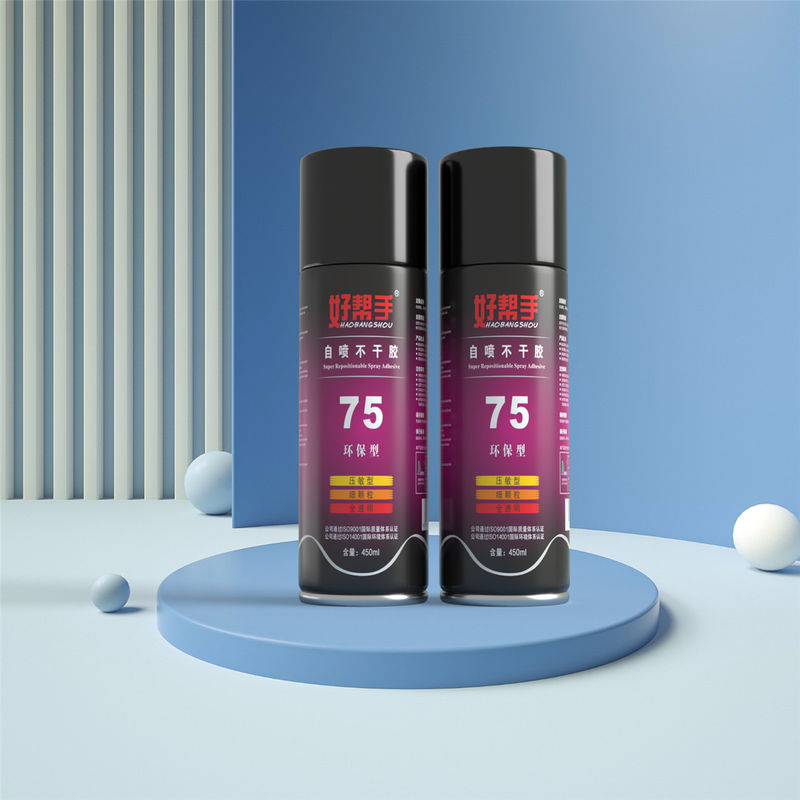 Eco Friendly Aerosol Spray Adhesive mixture MF 15-60 second Open time