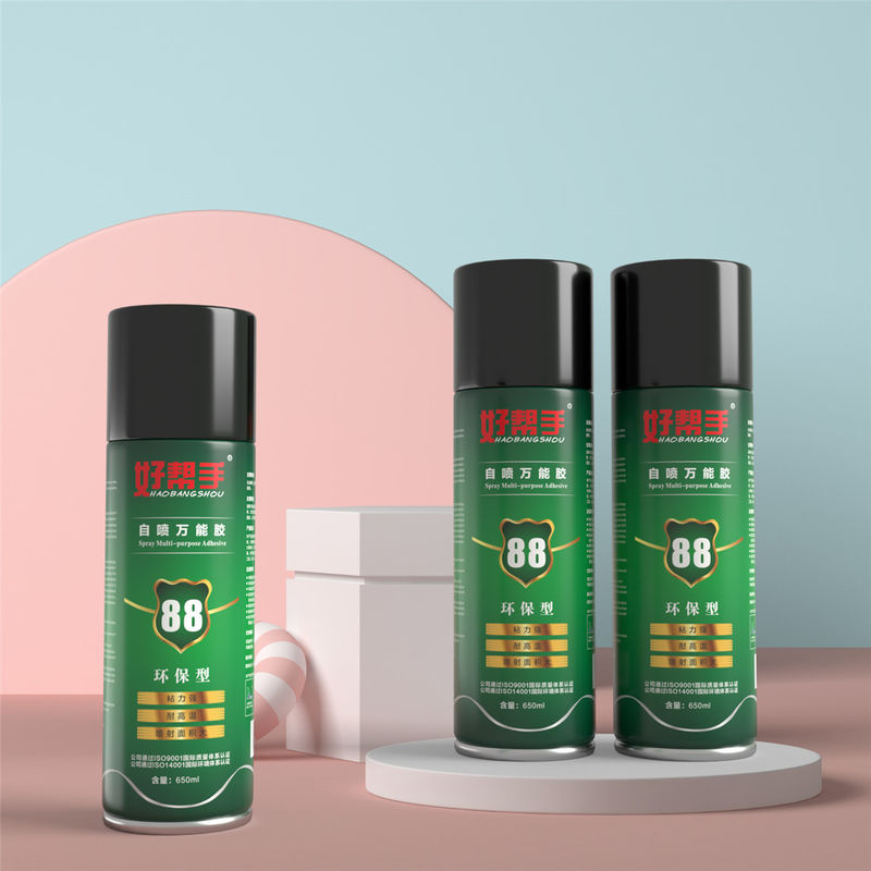 Strong Tack Aerosol Adhesive Spray For Acrylic Laminate Wood