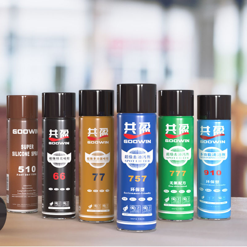 Strong Tack Aerosol Adhesive Spray For Acrylic Laminate Wood