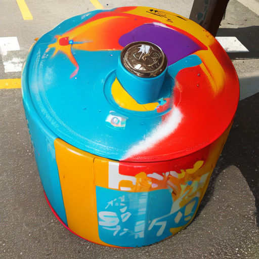 Moisture Resistant Aerosol Spray Paint Bright Colors Water Based Spray Paint